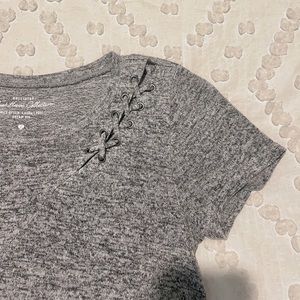 Hollister Heather Grey Shirt